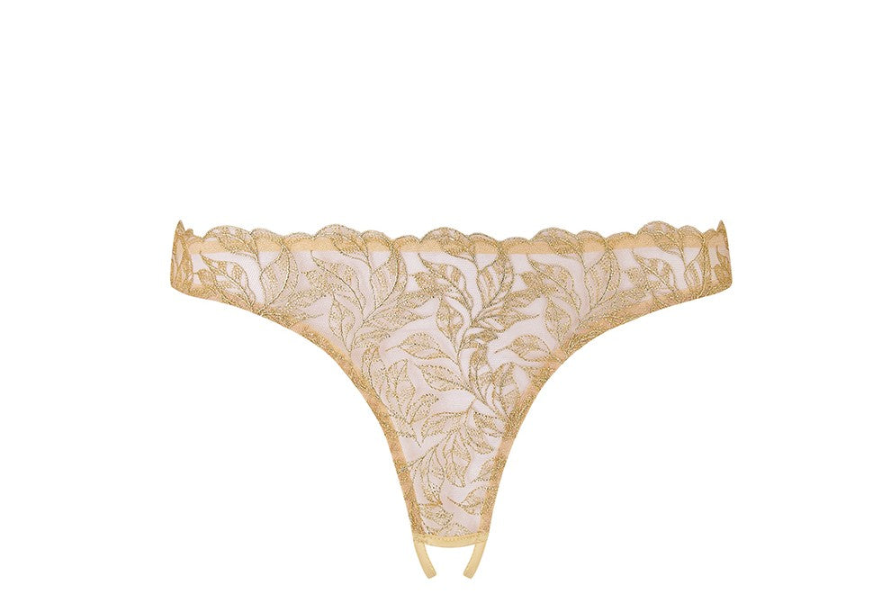Coco de Mer Liora Open Knicker - 1