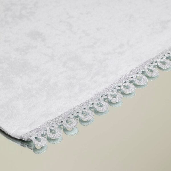 Macramé cloth - Gray - 1