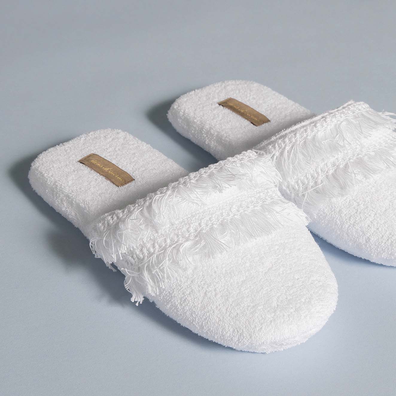 Multi-lace slipper - White - 1