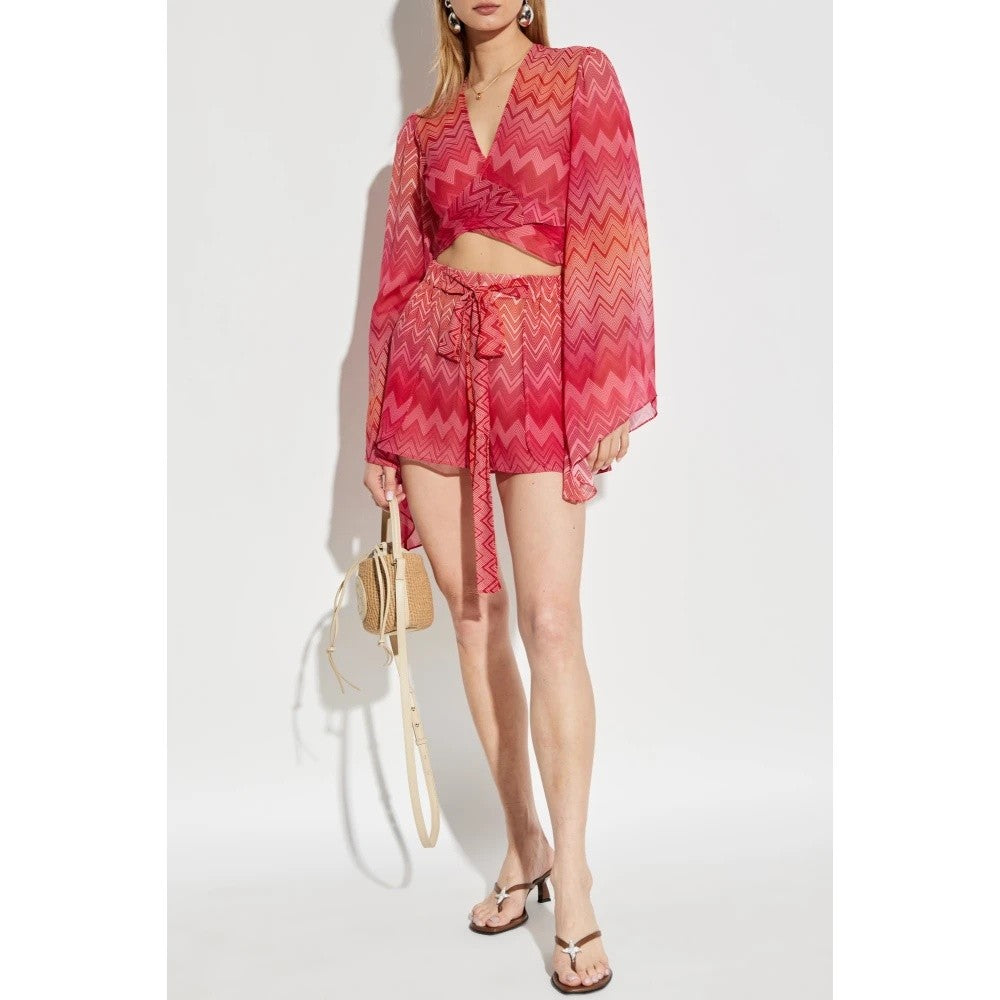 Missoni Silk Zigzag Shorts - 1