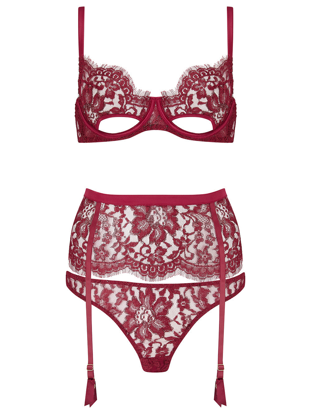 Coco de Mer Naraya Suspender Belt - 2