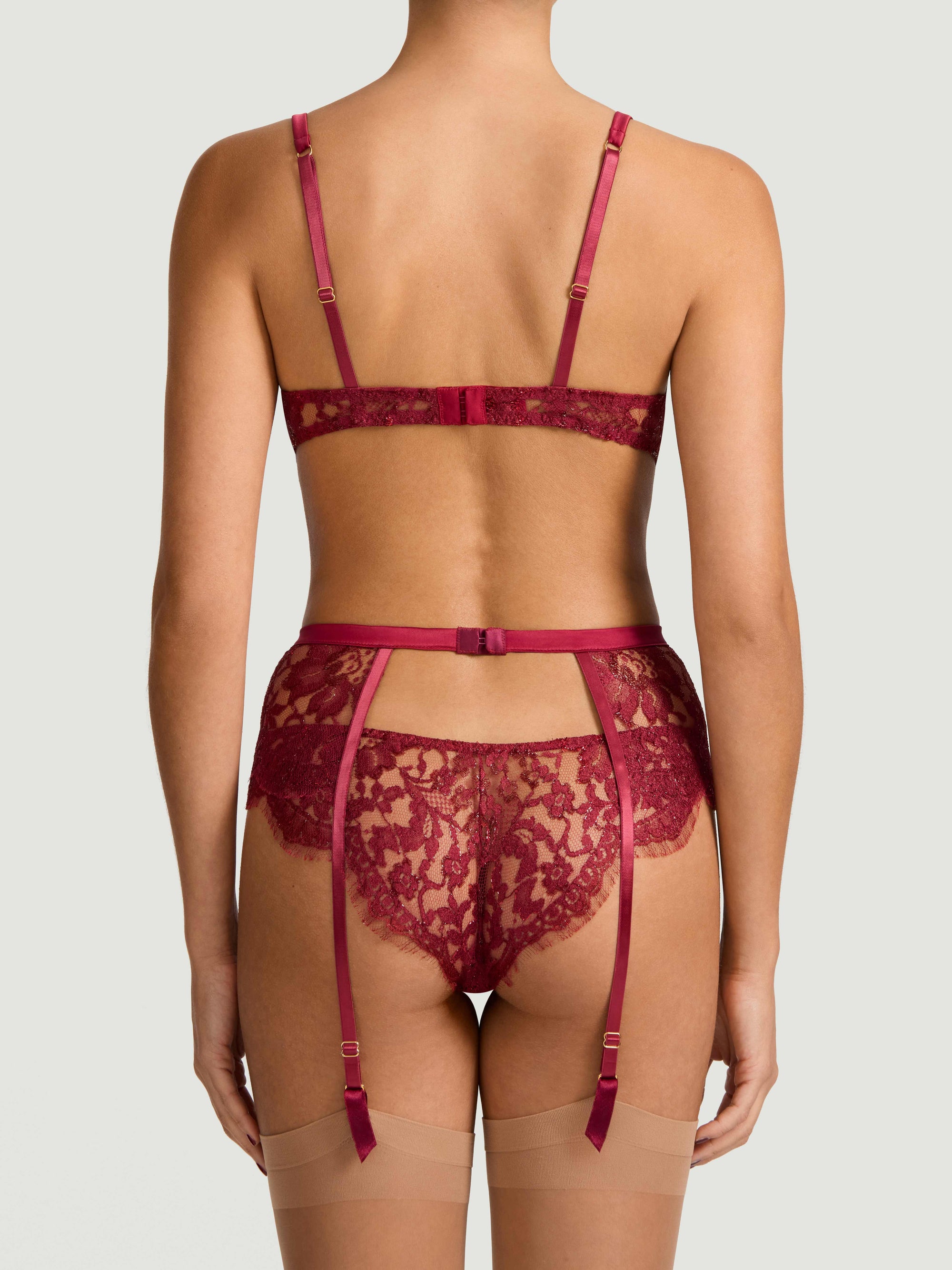 Coco de Mer Naraya Suspender Belt - 5