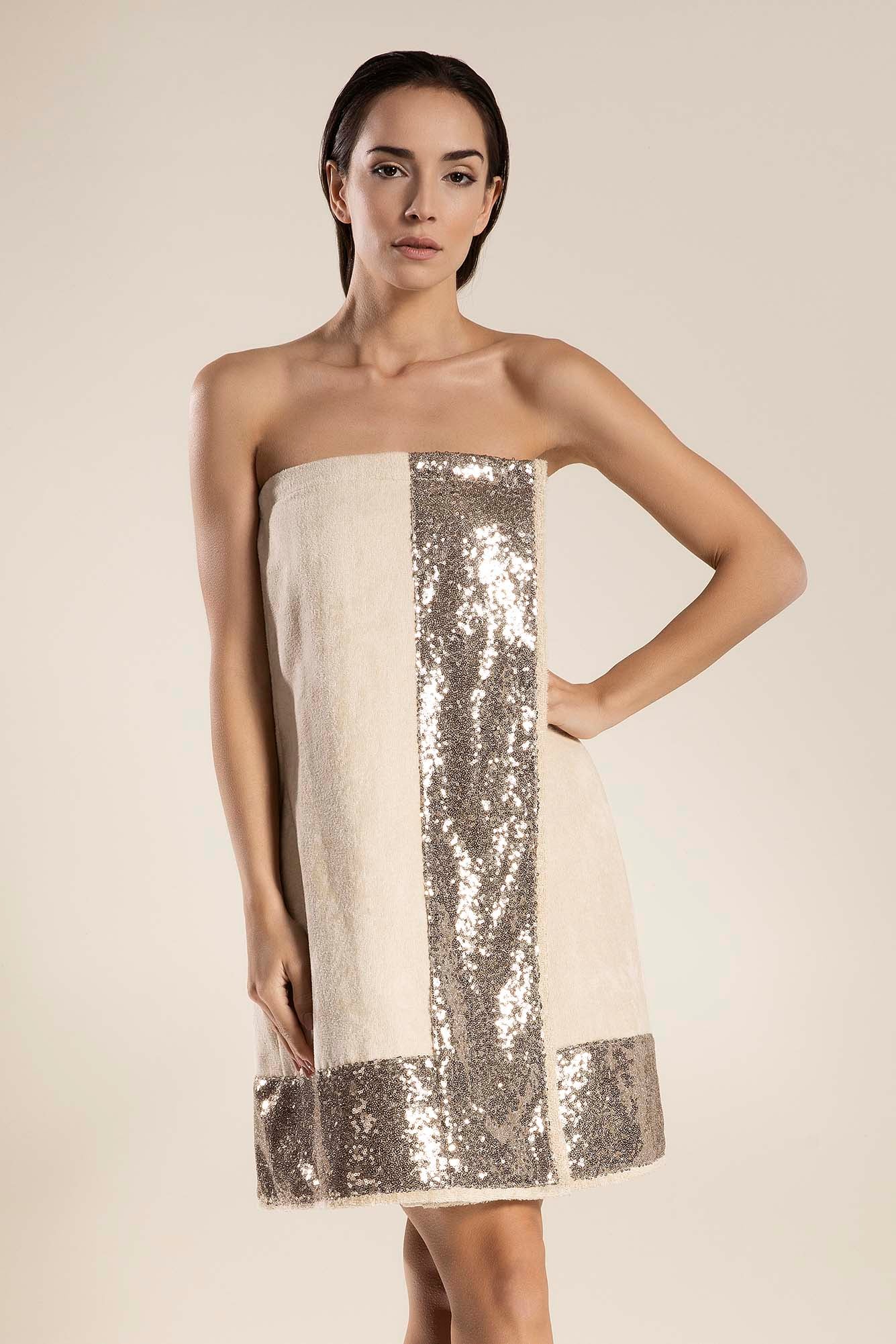 Paillette pareo - Beige - 1