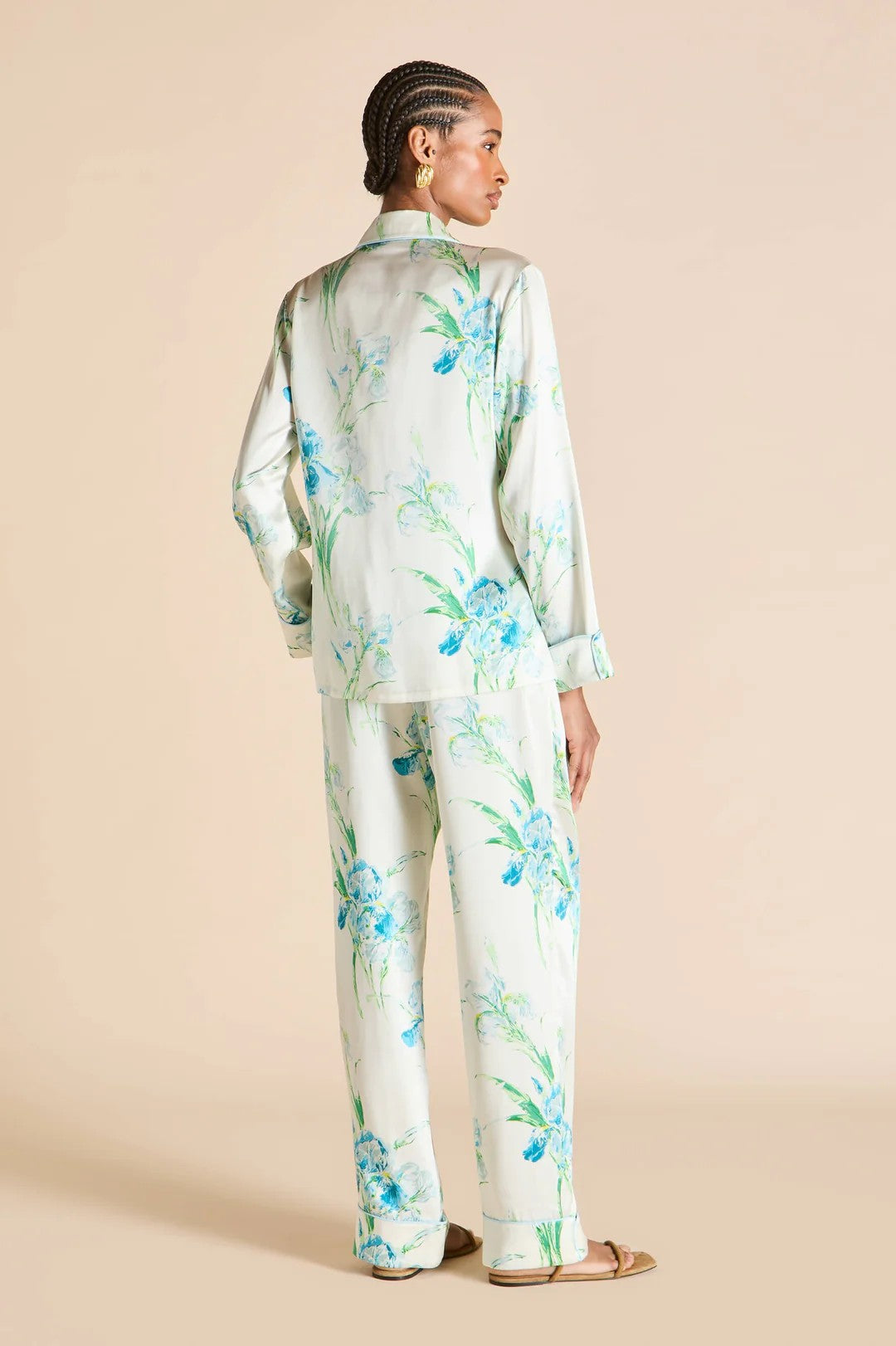 Lila Asterias Ivory Floral Pajamas - 5