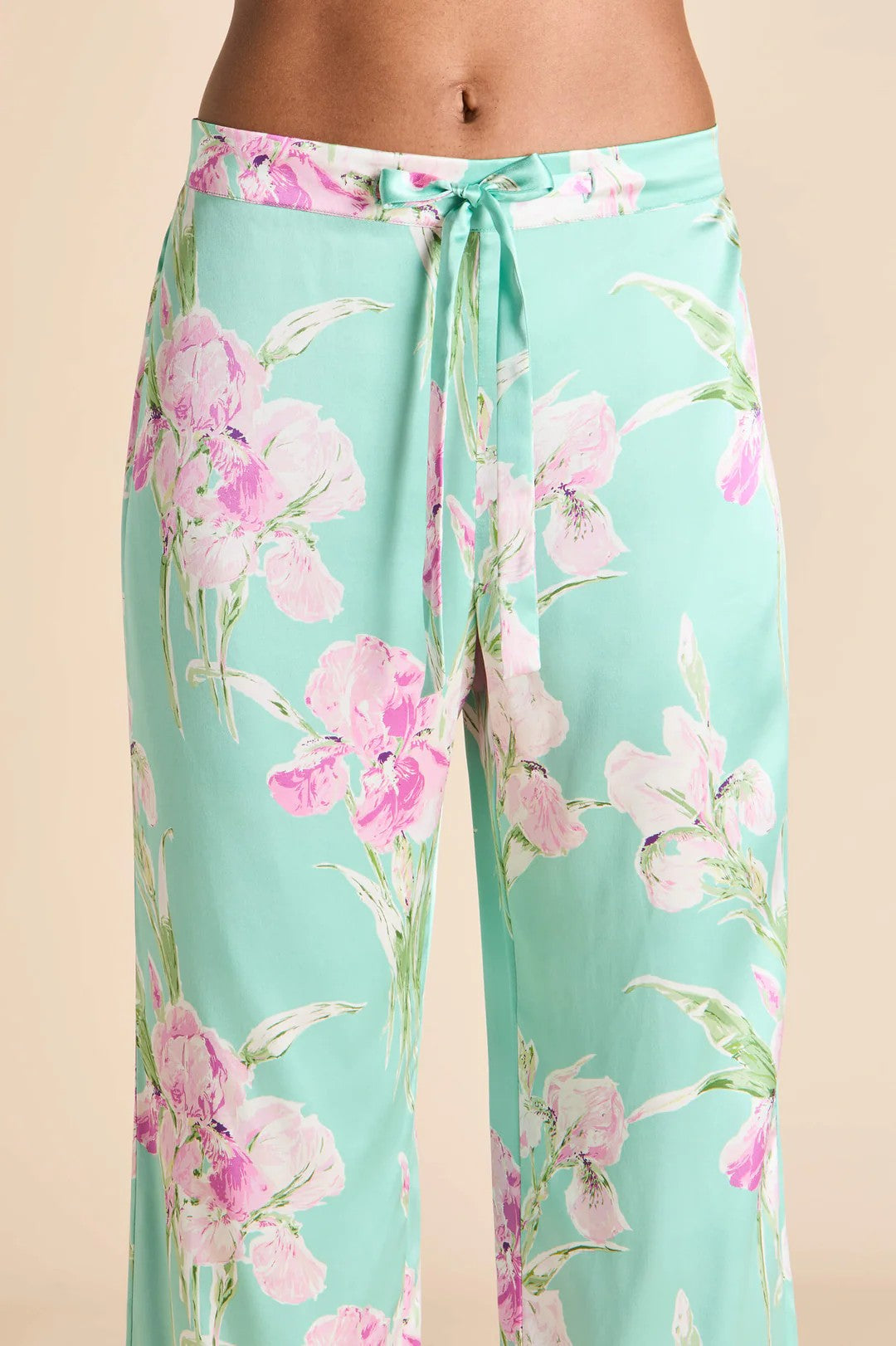 Lila Abalone Turquoise Floral Pajamas - 5