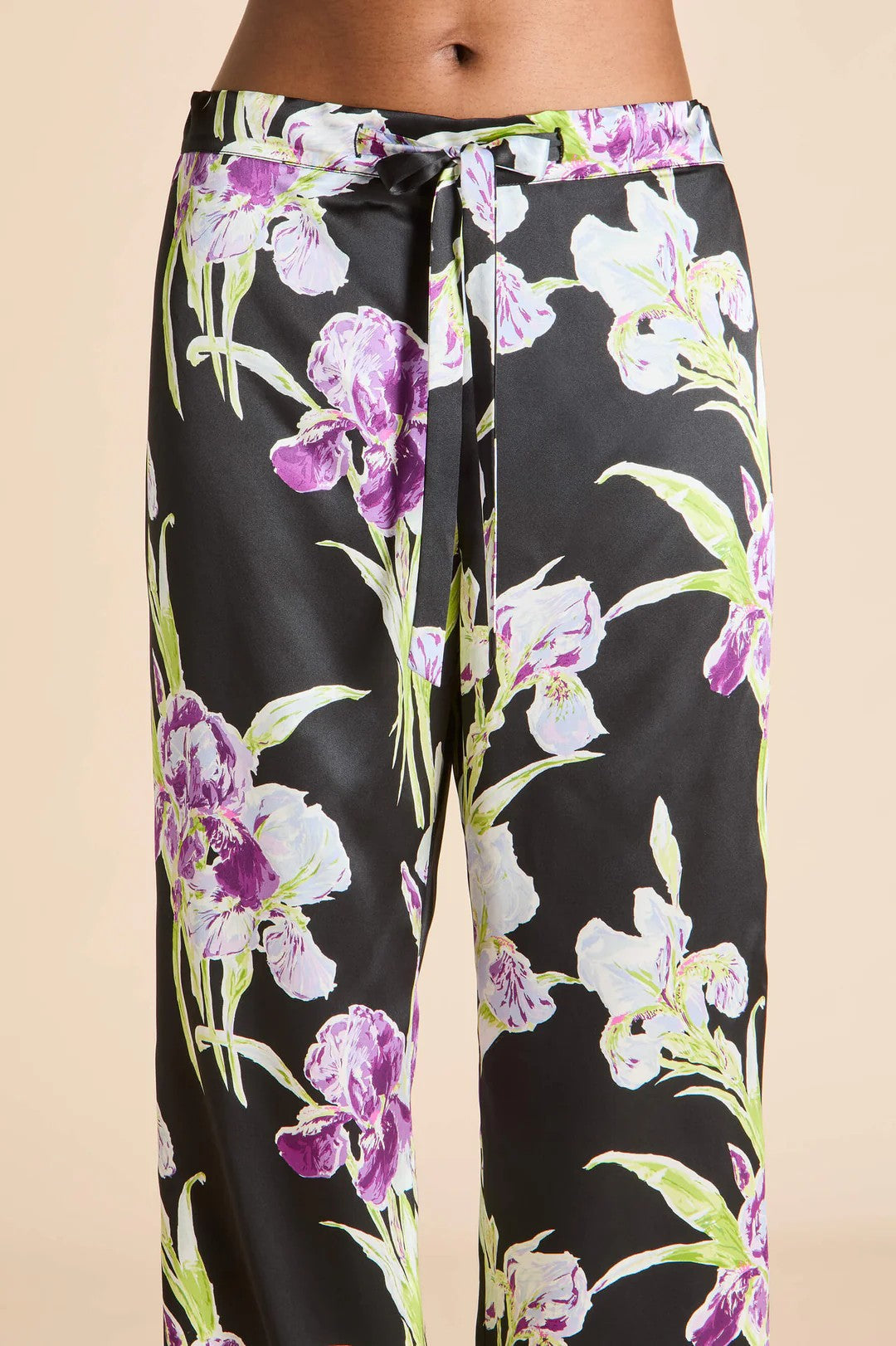 Lila Athena Black Floral Pajamas - 5