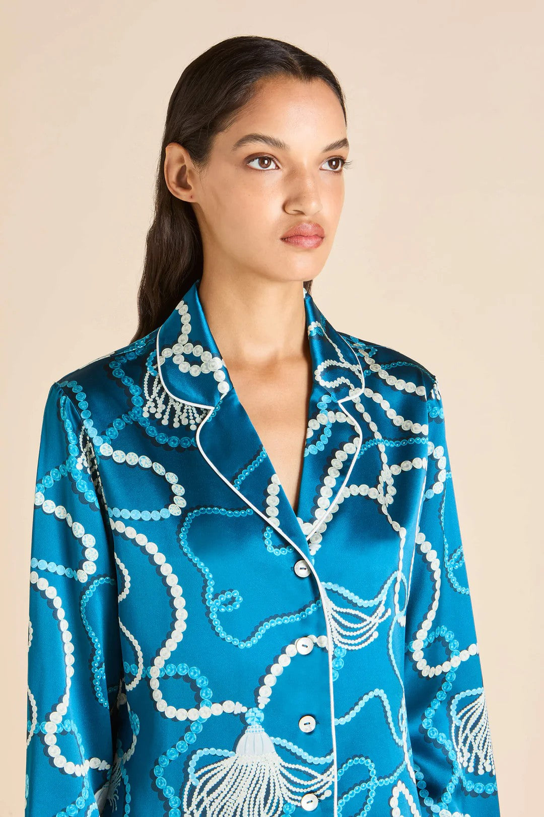 Lila Periwinkle Blue Jewel Pajamas - 2