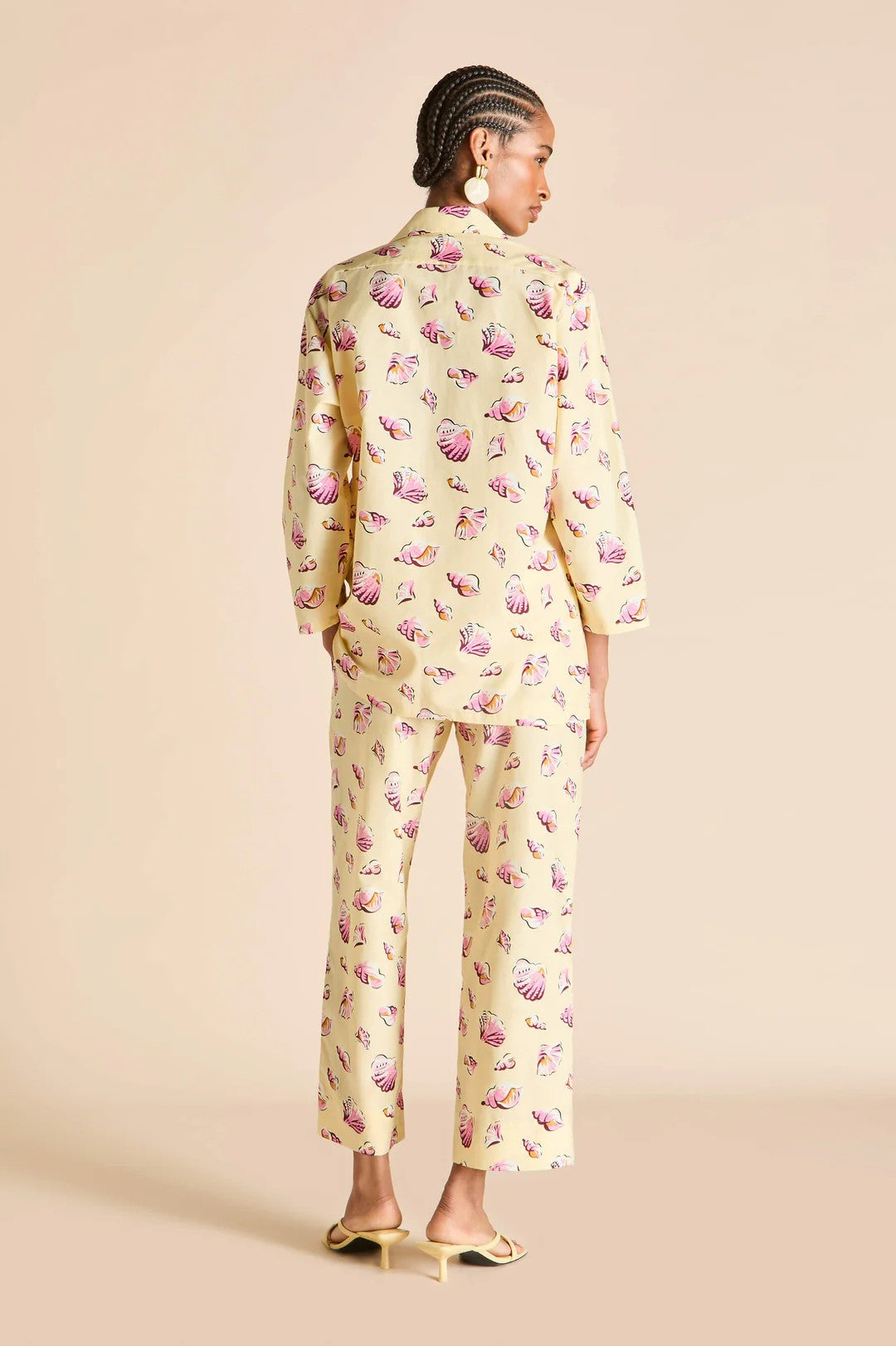 Casablanca Helios Yellow Seashell Pajamas - 5