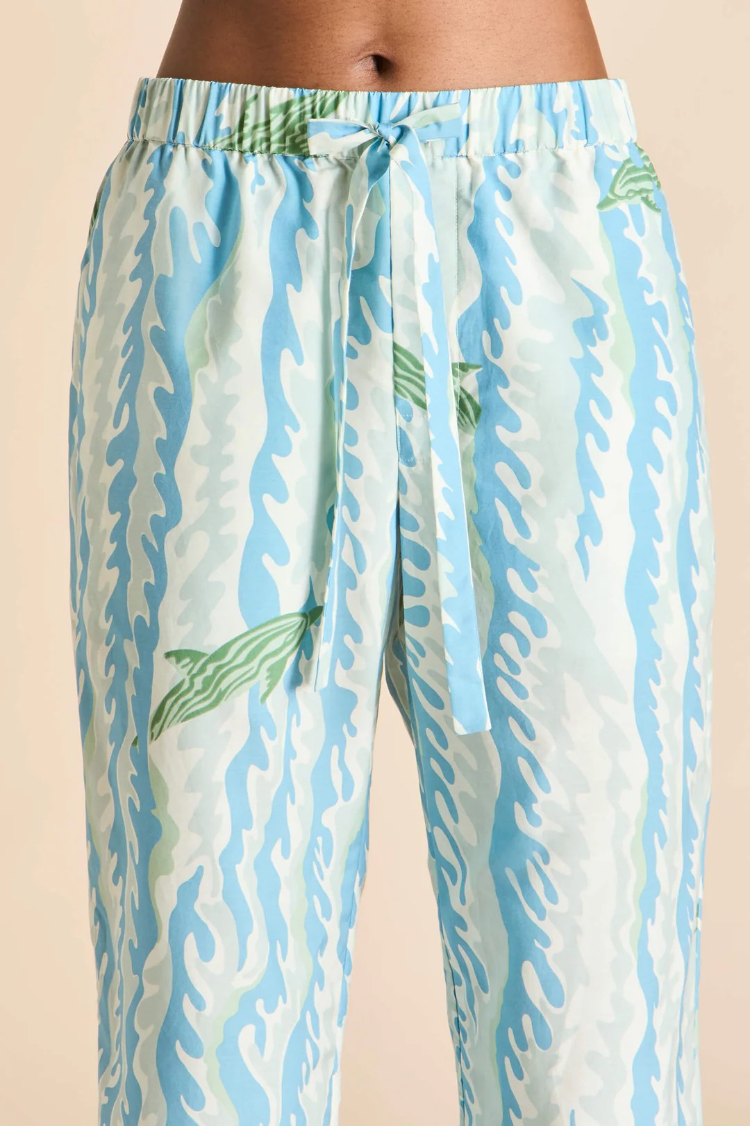 Casablanca Sirena Blue Wave Pajamas - 5