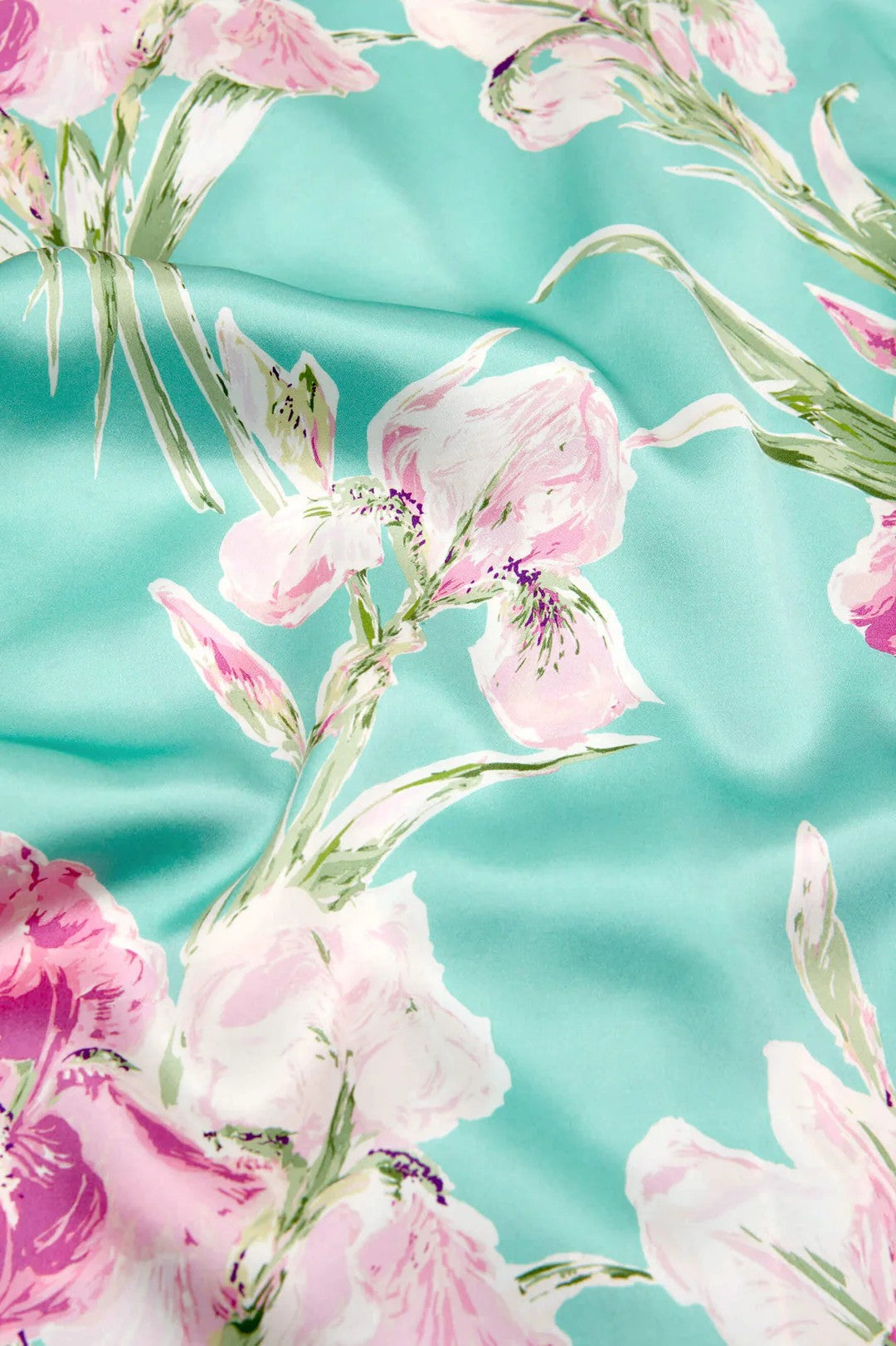 Venus Abalone Turquoise Floral Slip Dress - 5