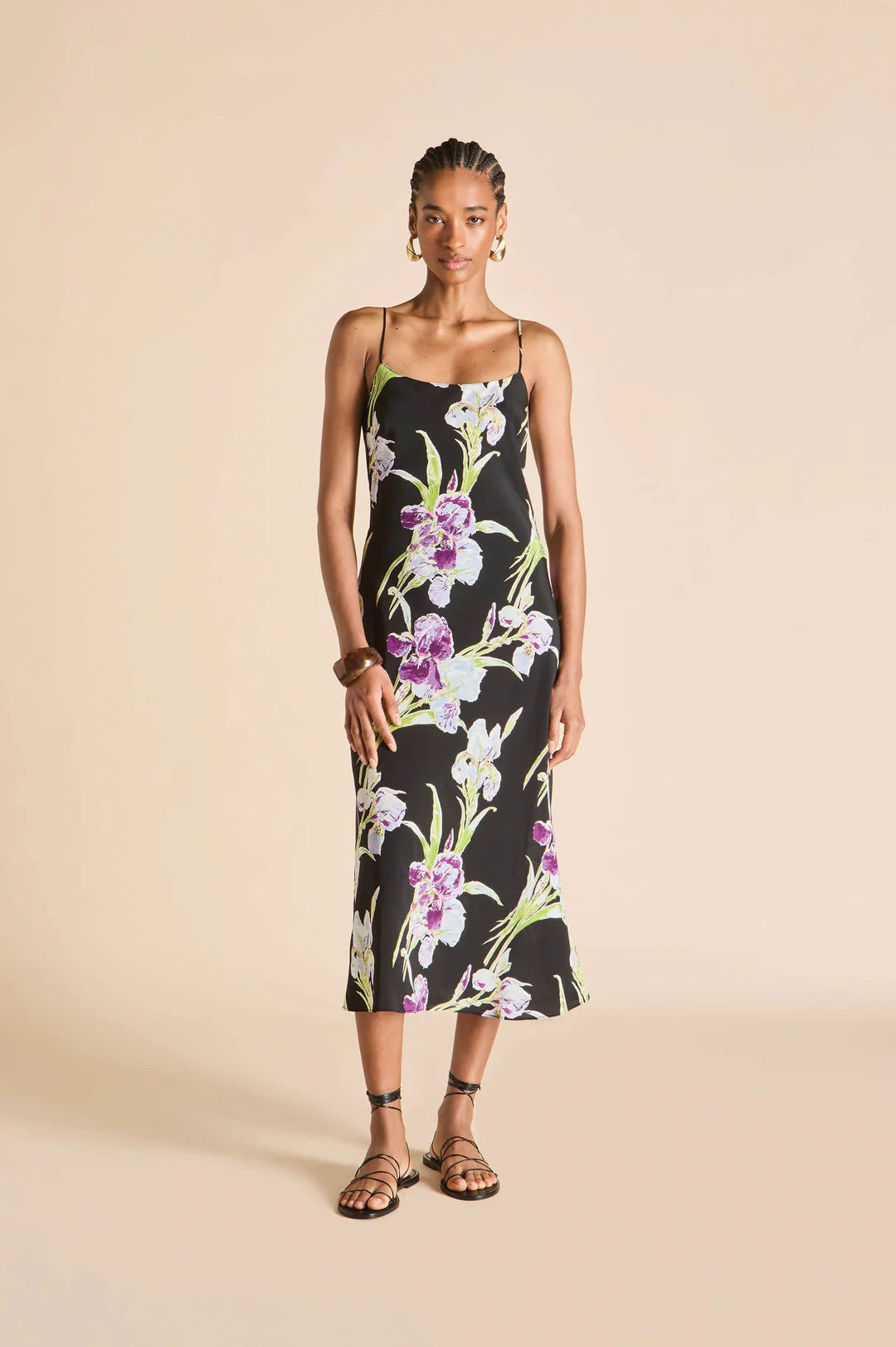 Artemis Moonglade Black Floral Dress - 1