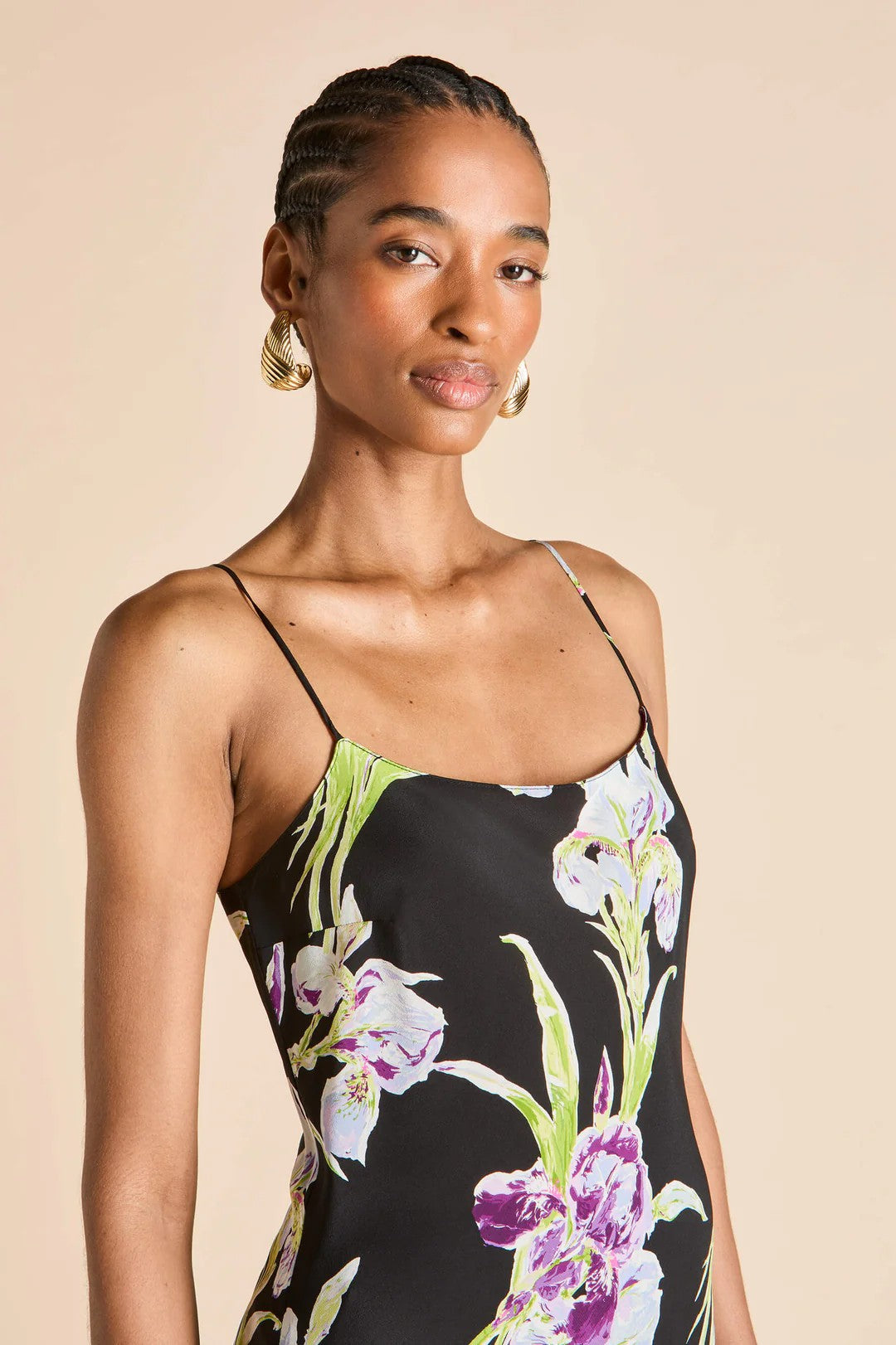 Artemis Moonglade Black Floral Dress - 2
