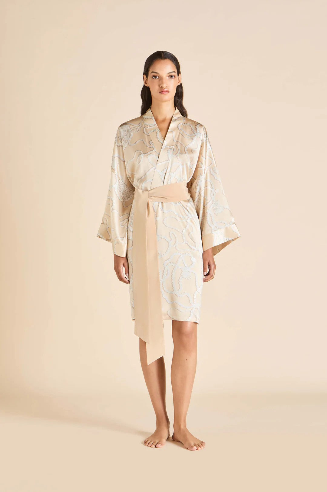 Mimi Pearl Pink Jewel Robe - 1