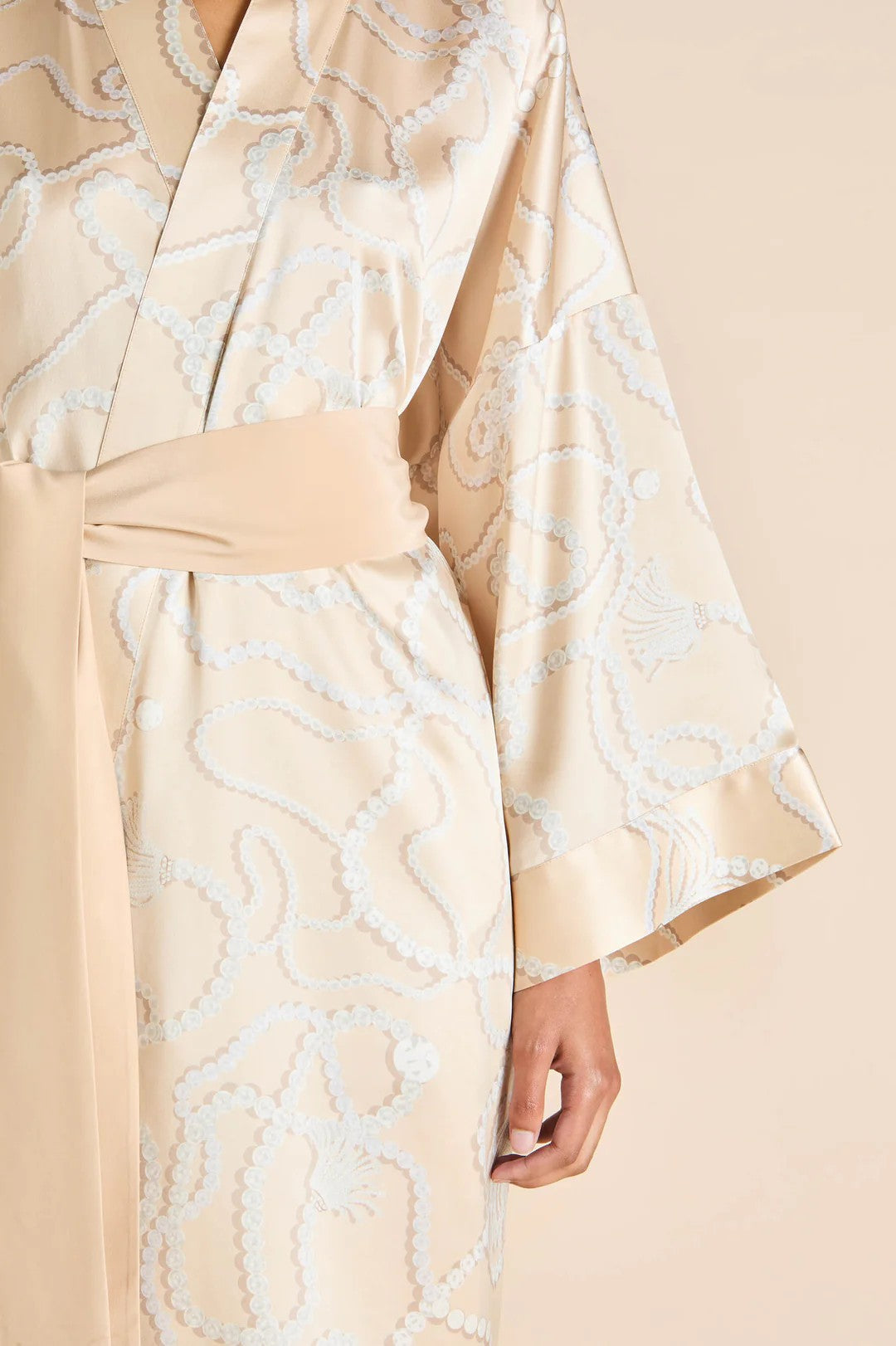 Mimi Pearl Pink Jewel Robe - 4
