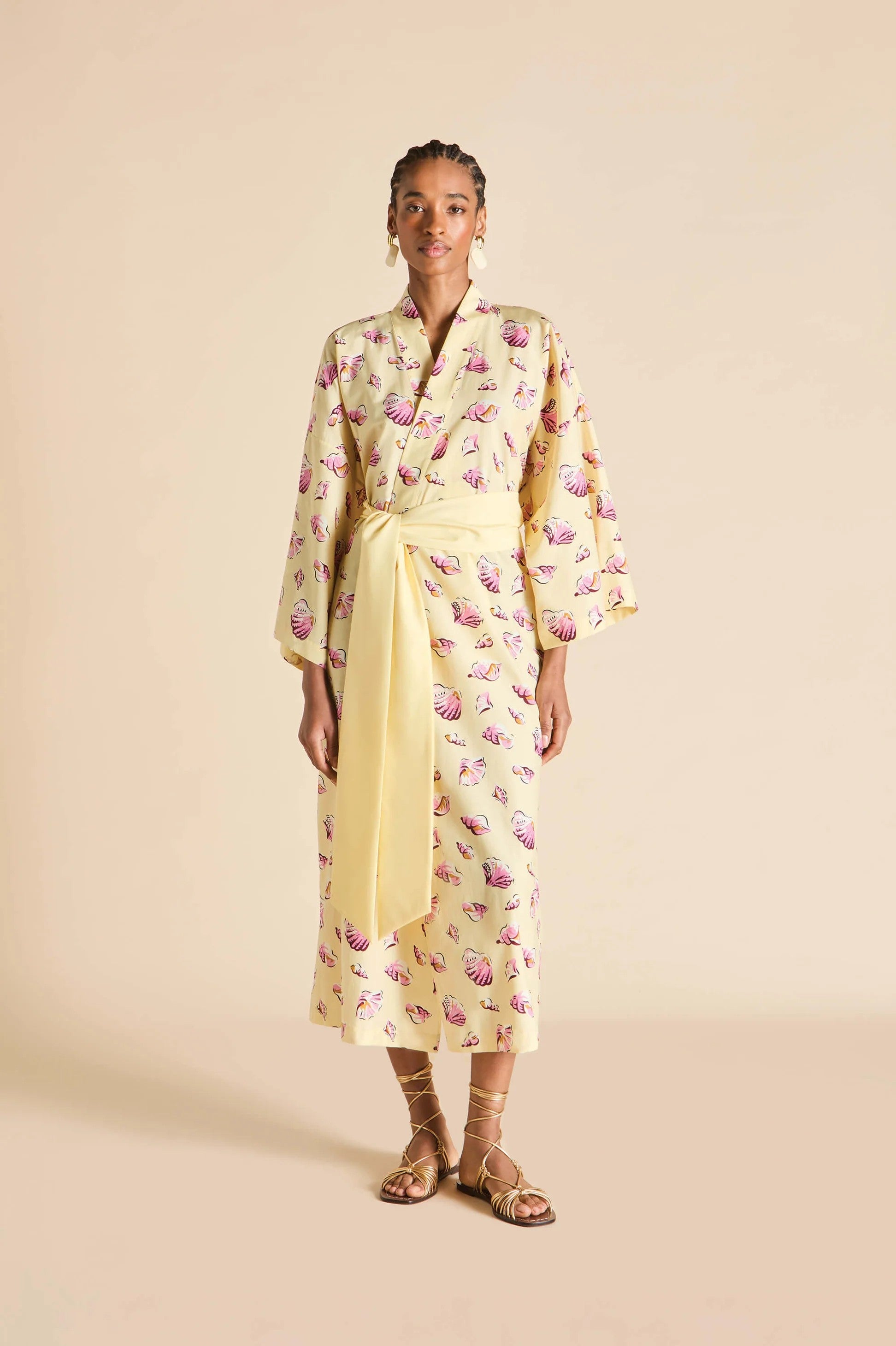 Amaya Helios Yellow Seashell Robe - 1
