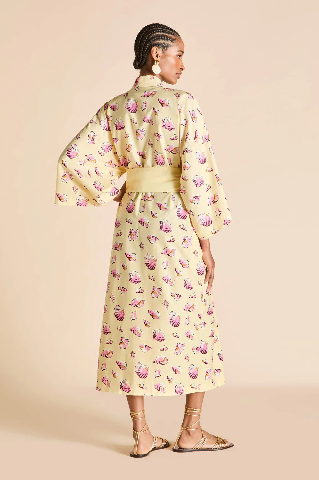 Amaya Helios Yellow Seashell Robe - 5