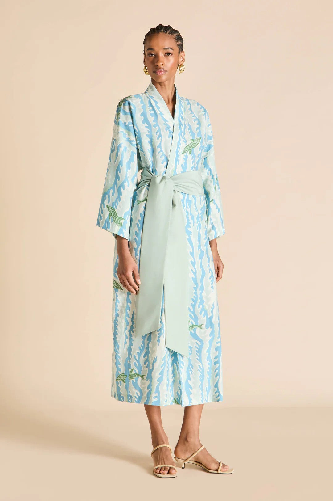 Amaya Sirena Blue Wave Robe - 2