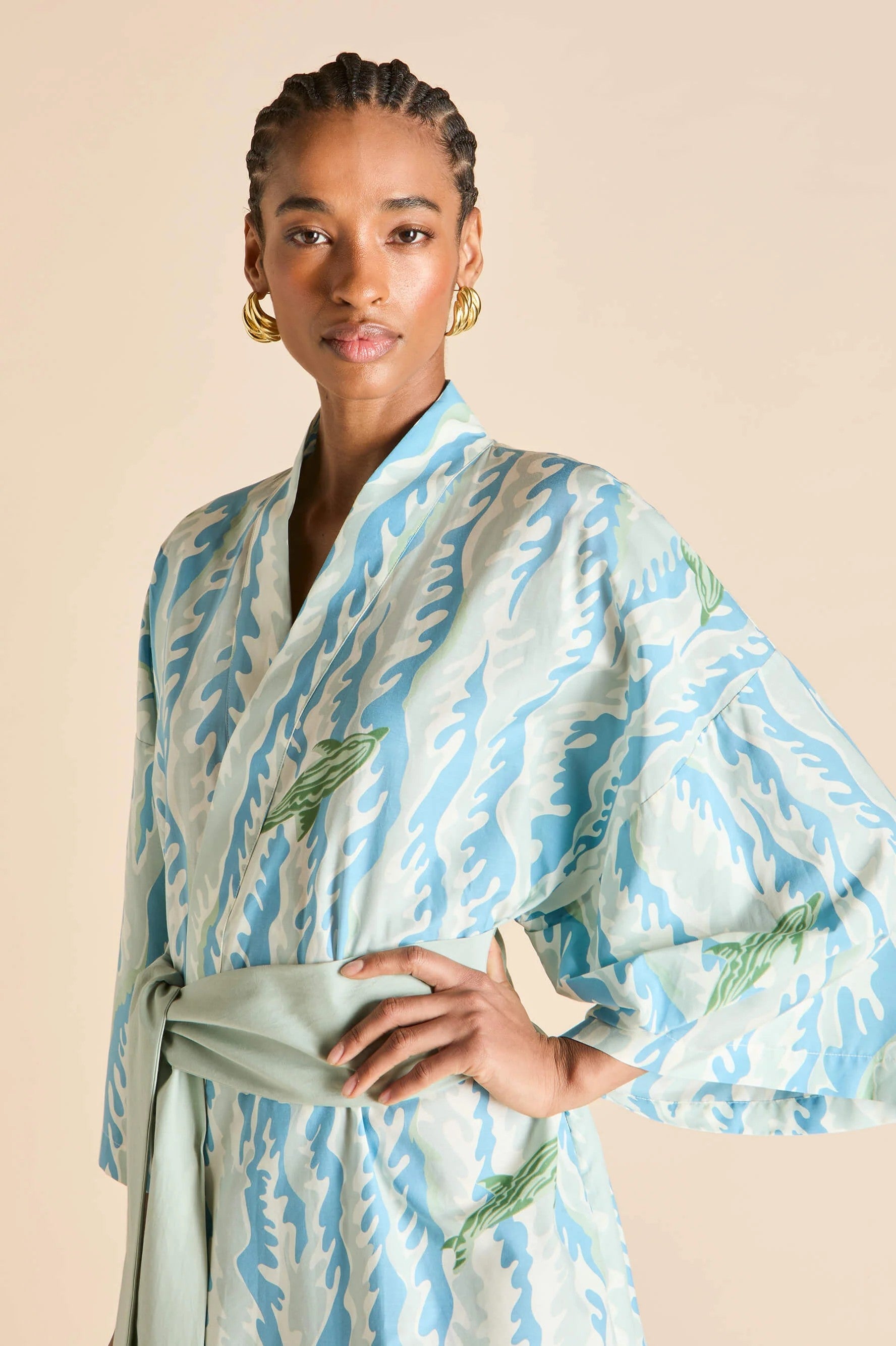 Amaya Sirena Blue Wave Robe - 3