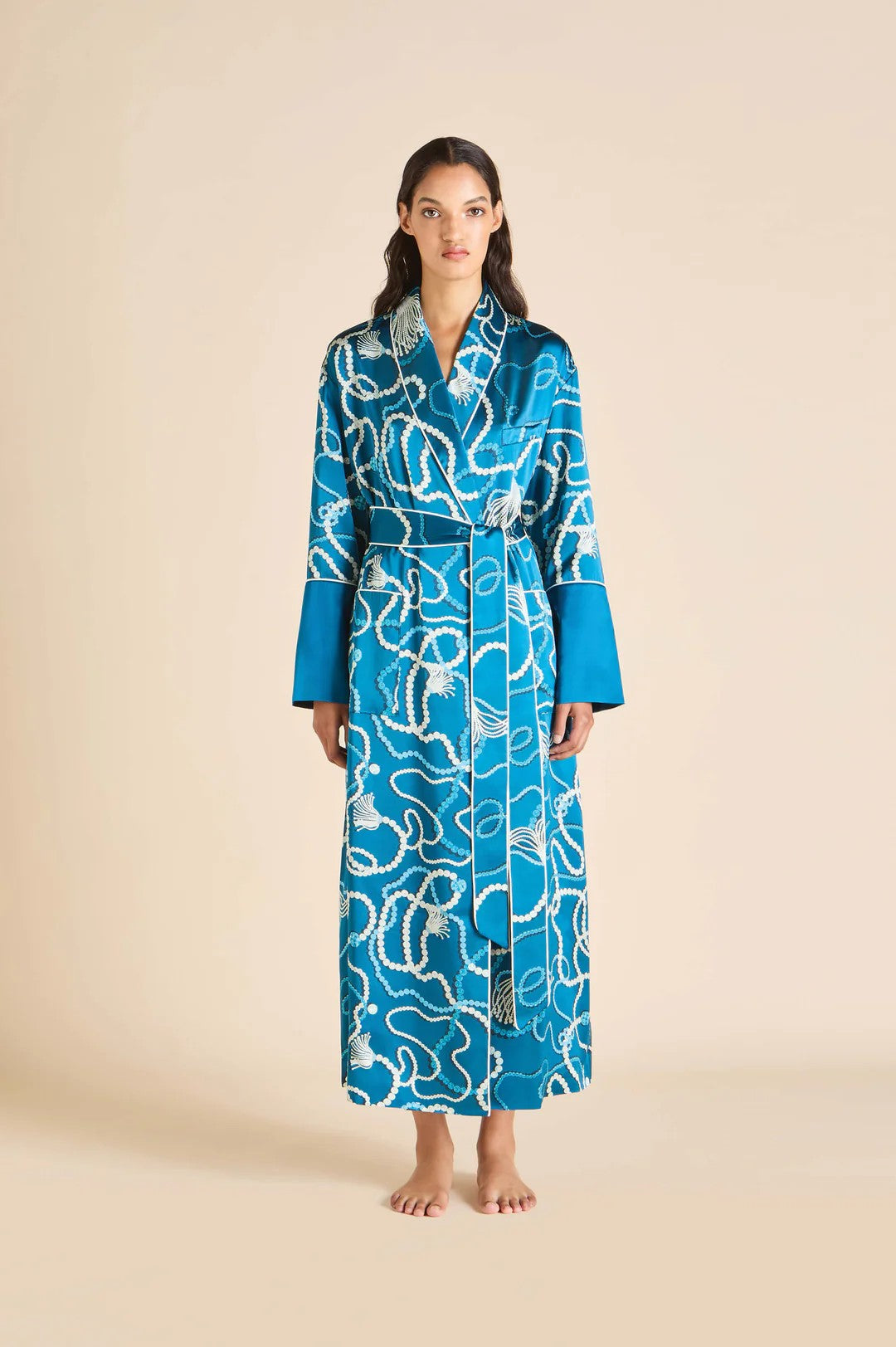 Capability Periwinkle Blue Jewel Robe - 1