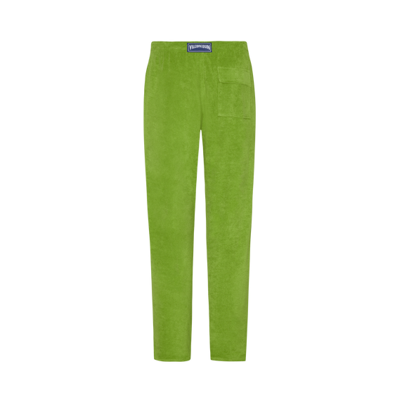 Men Terry Pants Solid - Green - 5
