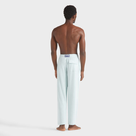 Men Terry Pants Solid - Light Blue - 2
