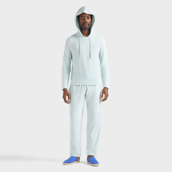 Men Terry Pants Solid - Light Blue - 3