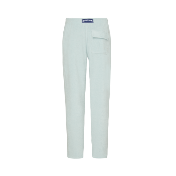 Men Terry Pants Solid - Light Blue - 5