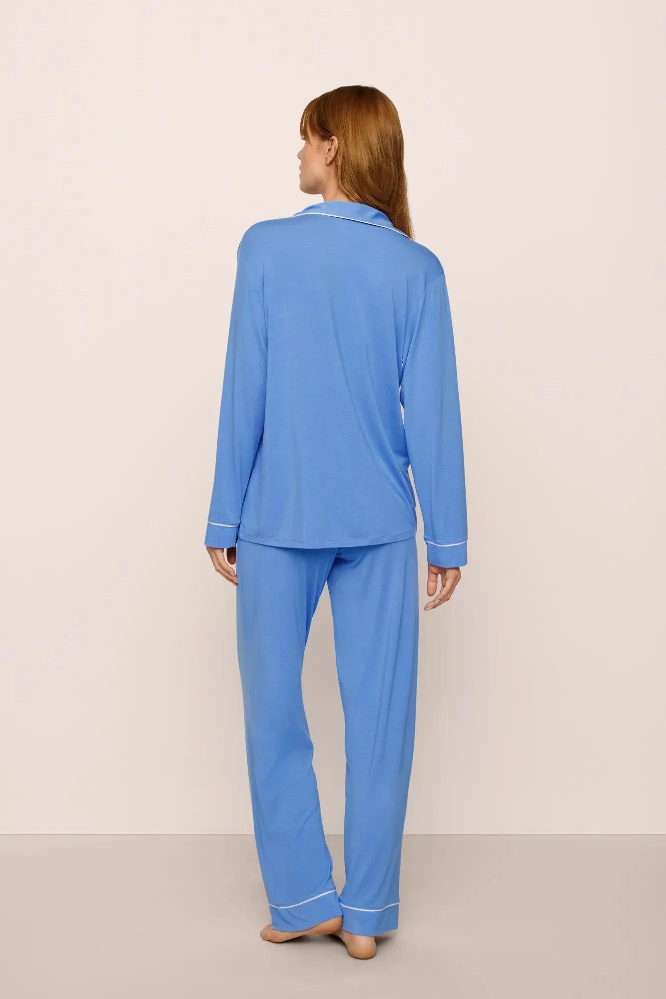 Gisele TENCEL™ Modal Long PJ Set - Blue - 2