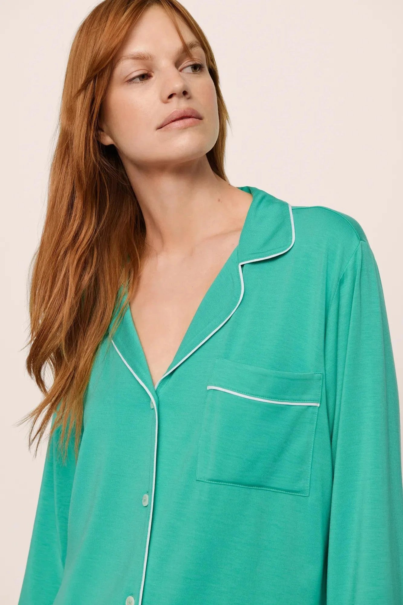 Gisele TENCEL™ Modal Long PJ Set - Green - 3