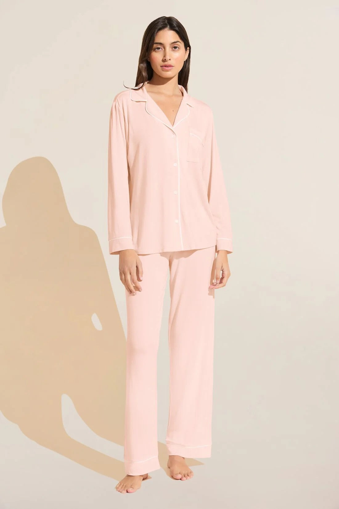 Gisele TENCEL™ Modal Long PJ Set - Pink - 1