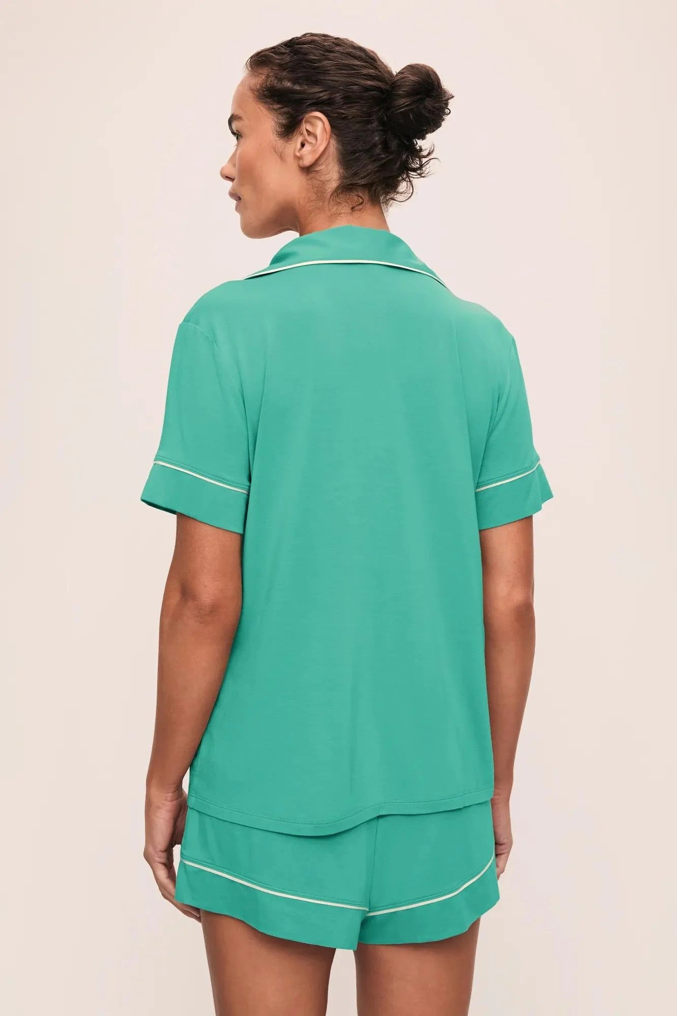 Gisele TENCEL™ Modal Relaxed Short PJ Set - Green - 2