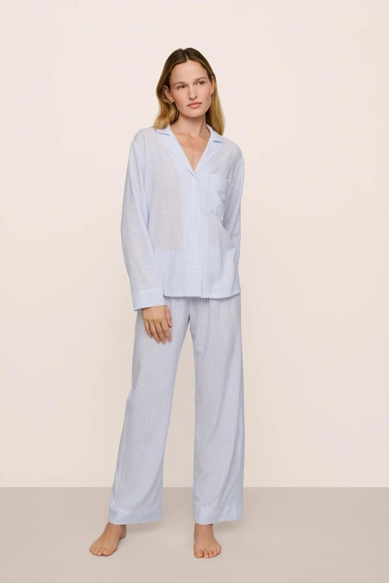 Nautico Long PJ Set - Blue - 1