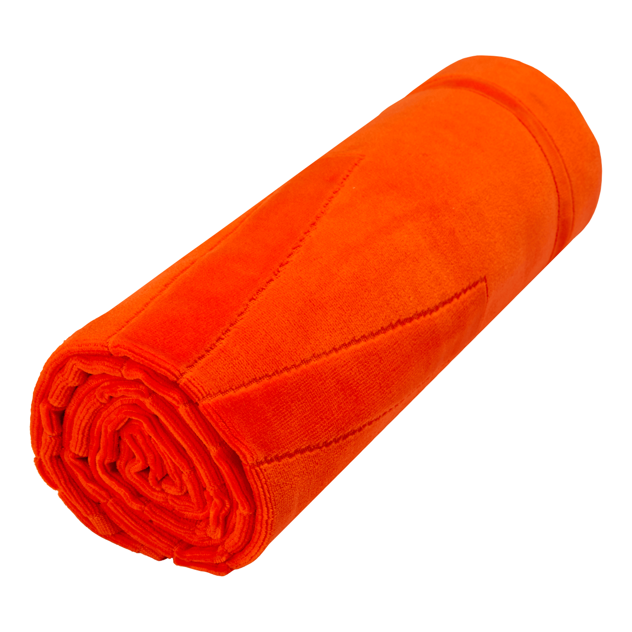 Solid Organic Cotton Beach Towel - Orange - 1