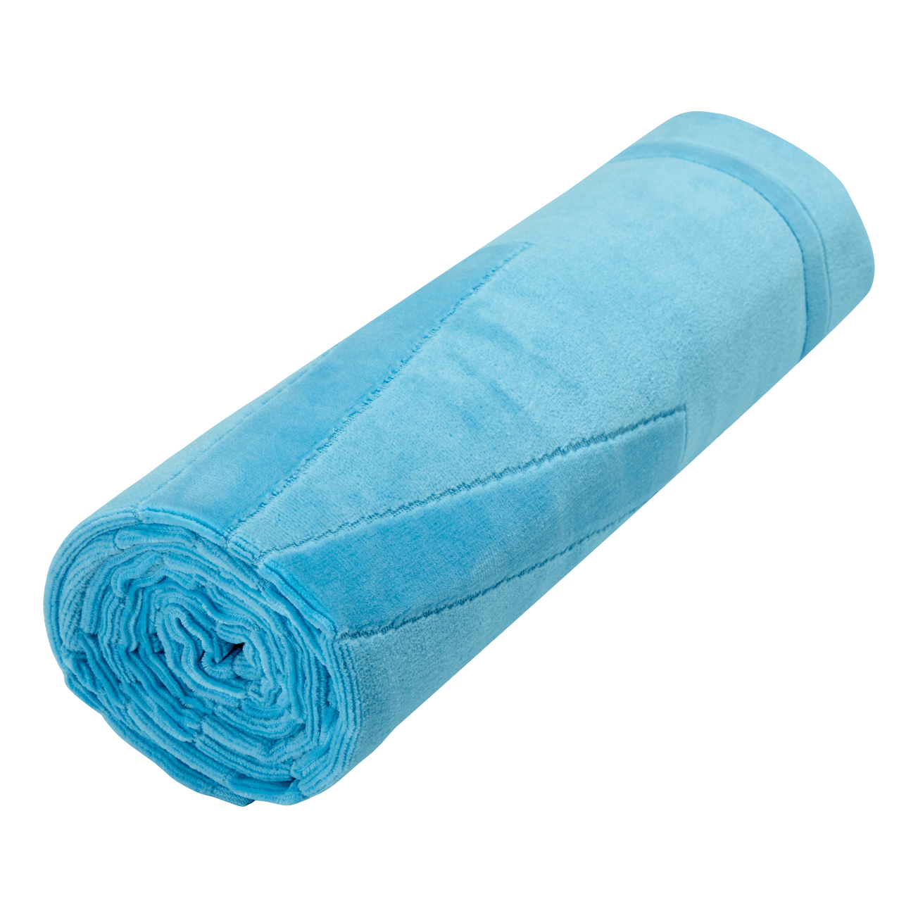 Solid Organic Cotton Beach Towel - Blue - 1