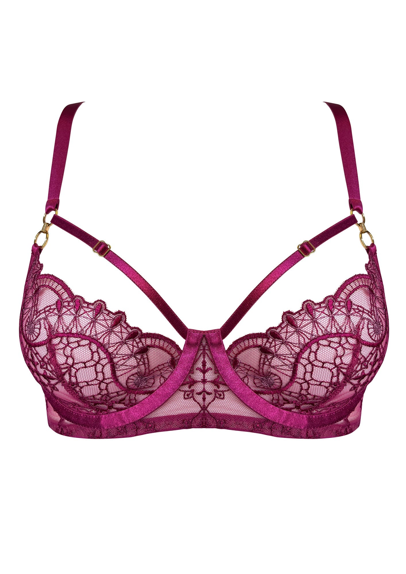 Mari Balconette Wire Bra Fuchsia - 6
