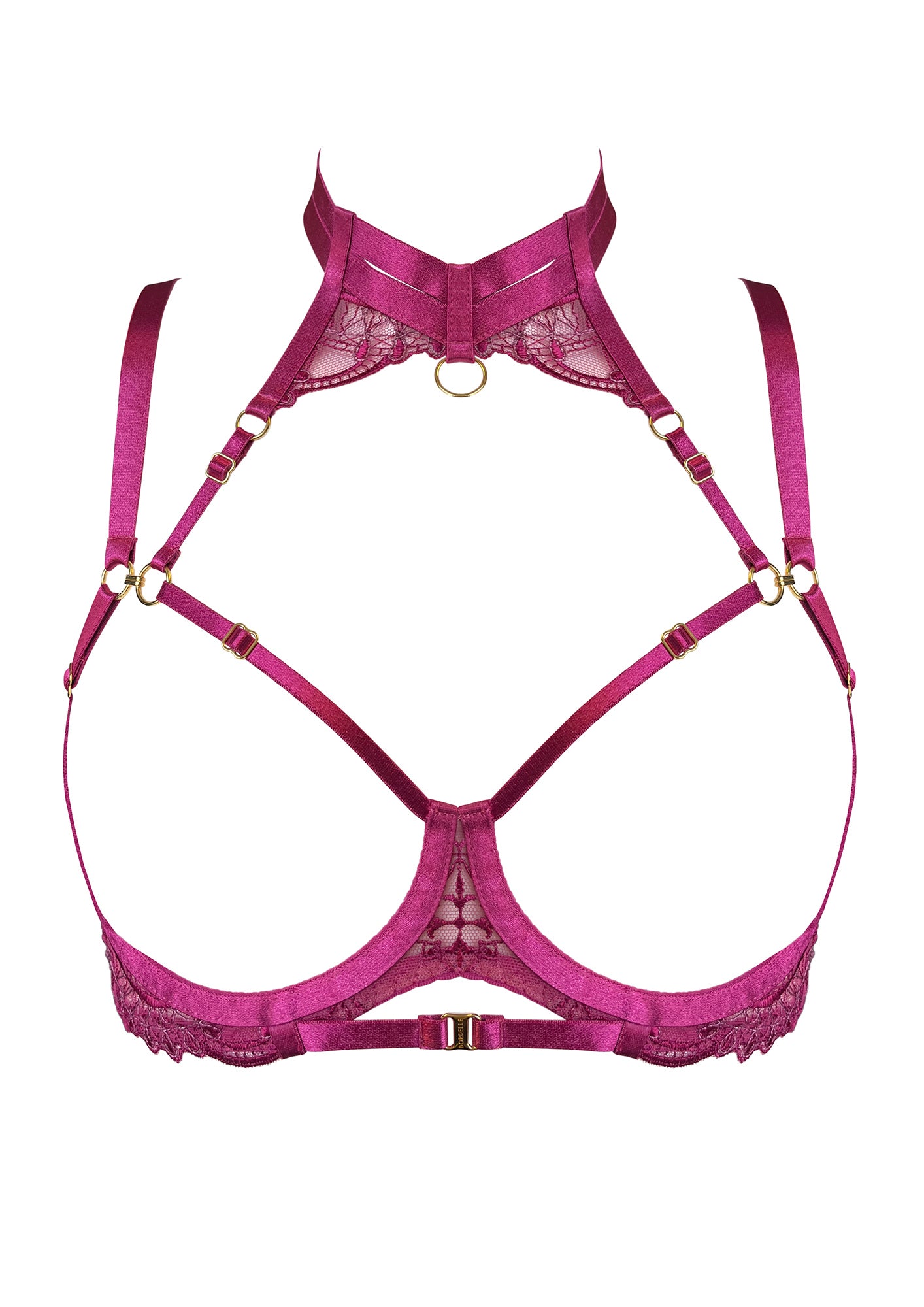 Mari Ouvert Wire Bra Fuchsia - 5
