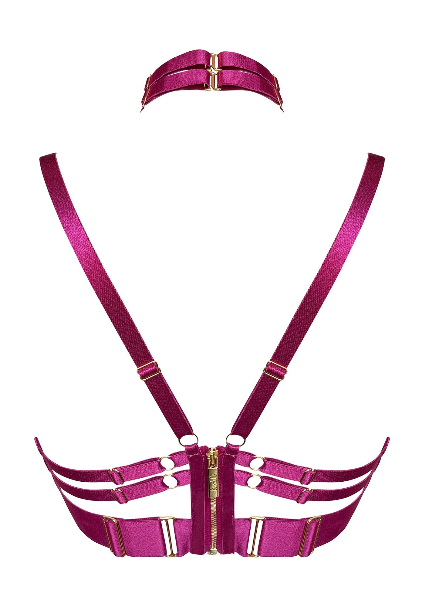 Mari Ouvert Wire Bra Fuchsia - 6