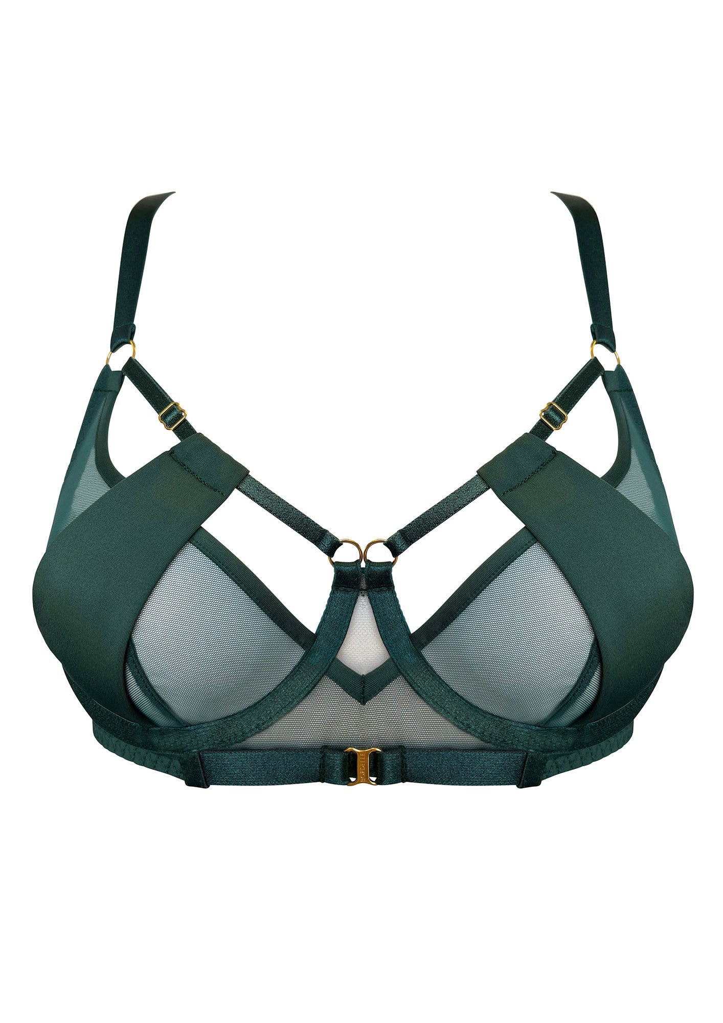 Vero Balconette Wire Bra Green - Green - 4