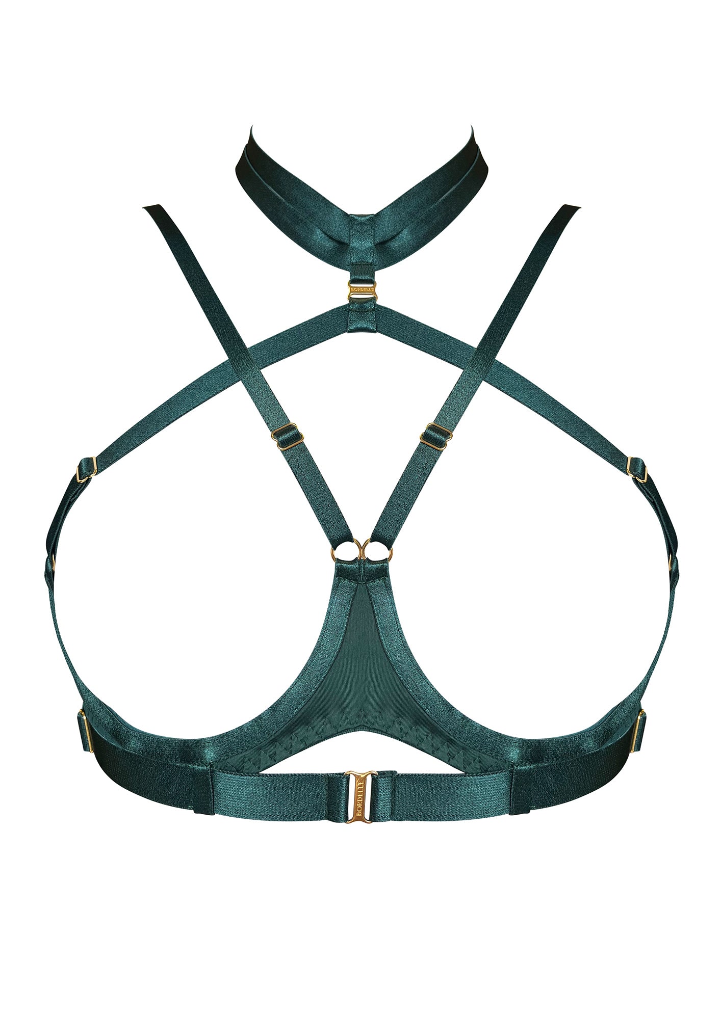 Vero Ouvert Wire Bra Green - Green - 4
