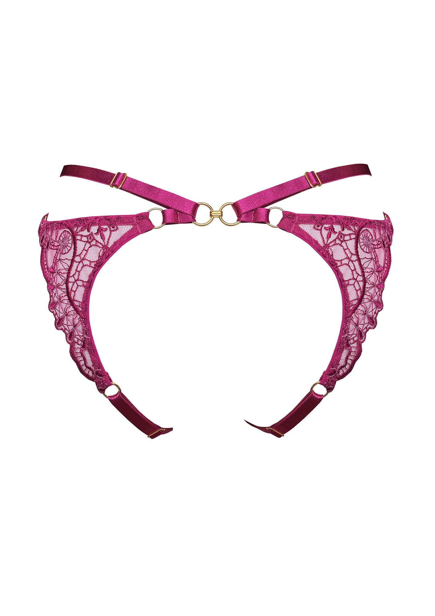 Mari Open Back Brief Fuchsia - Fuchsia - 3