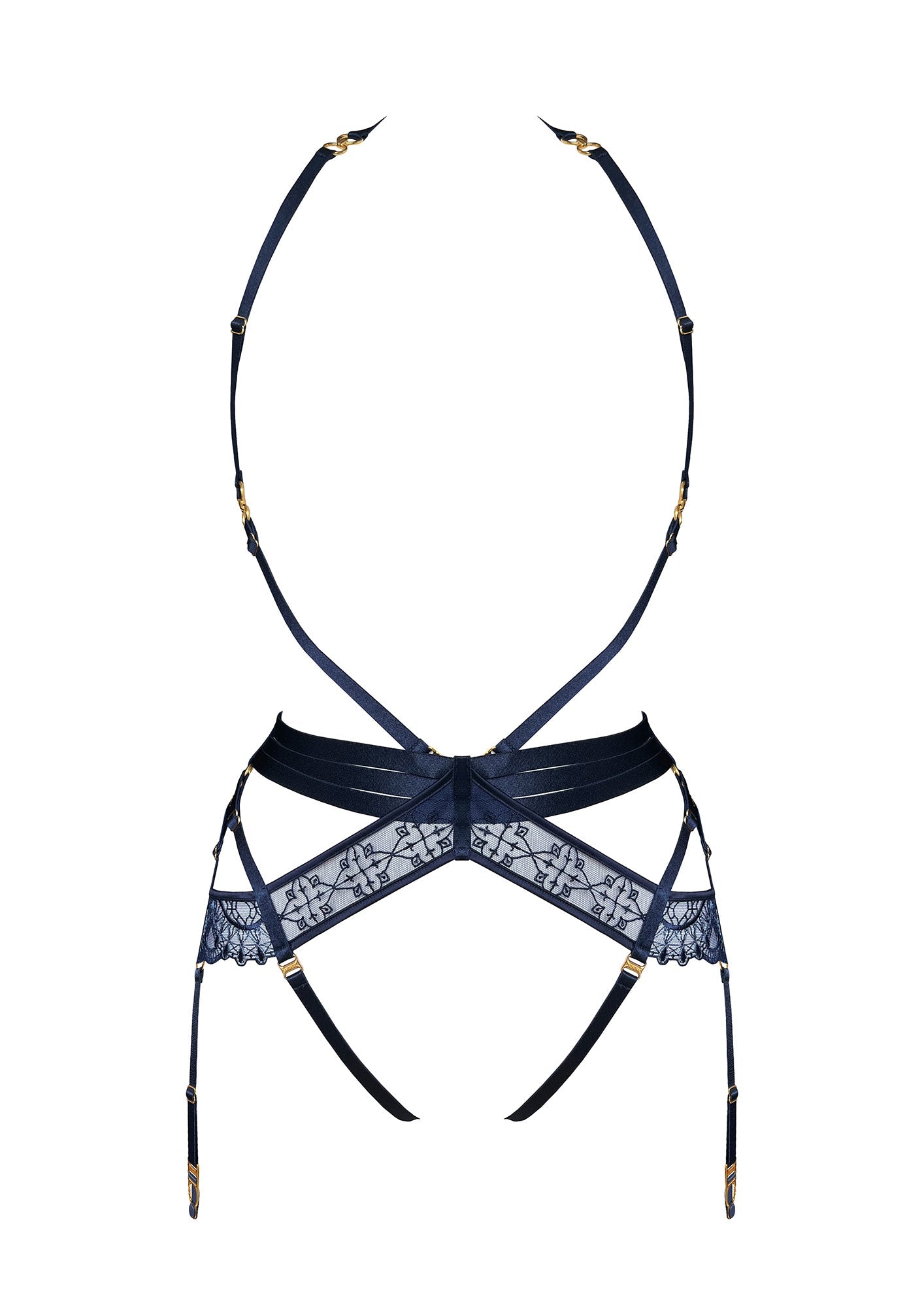 Mari Suspender Harness Navy - Navy - 4