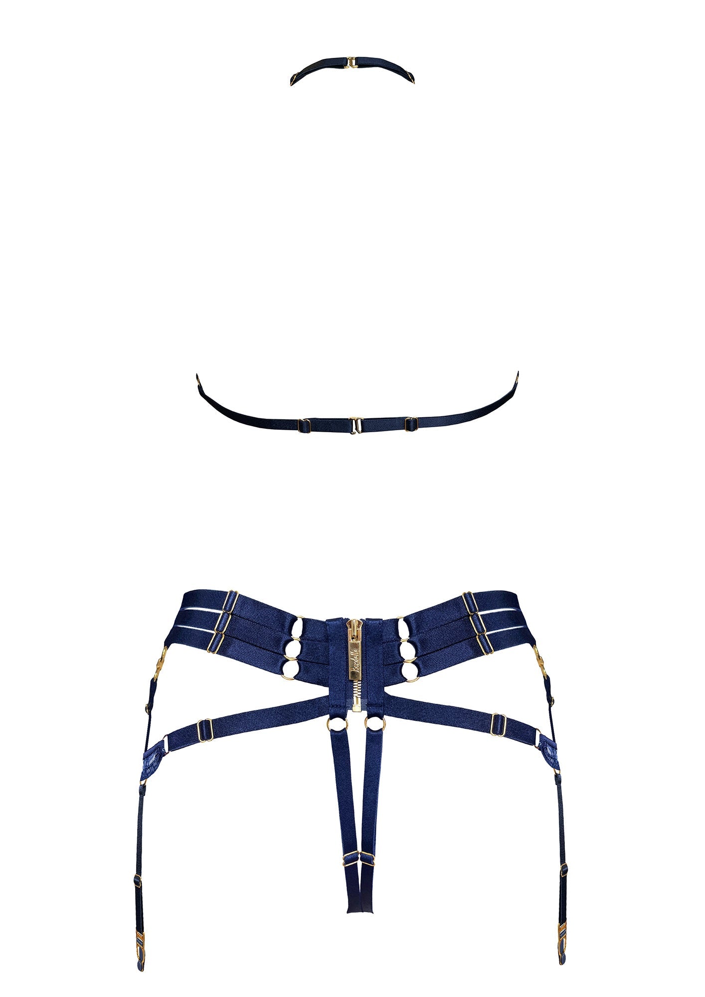 Mari Suspender Harness Navy - 5