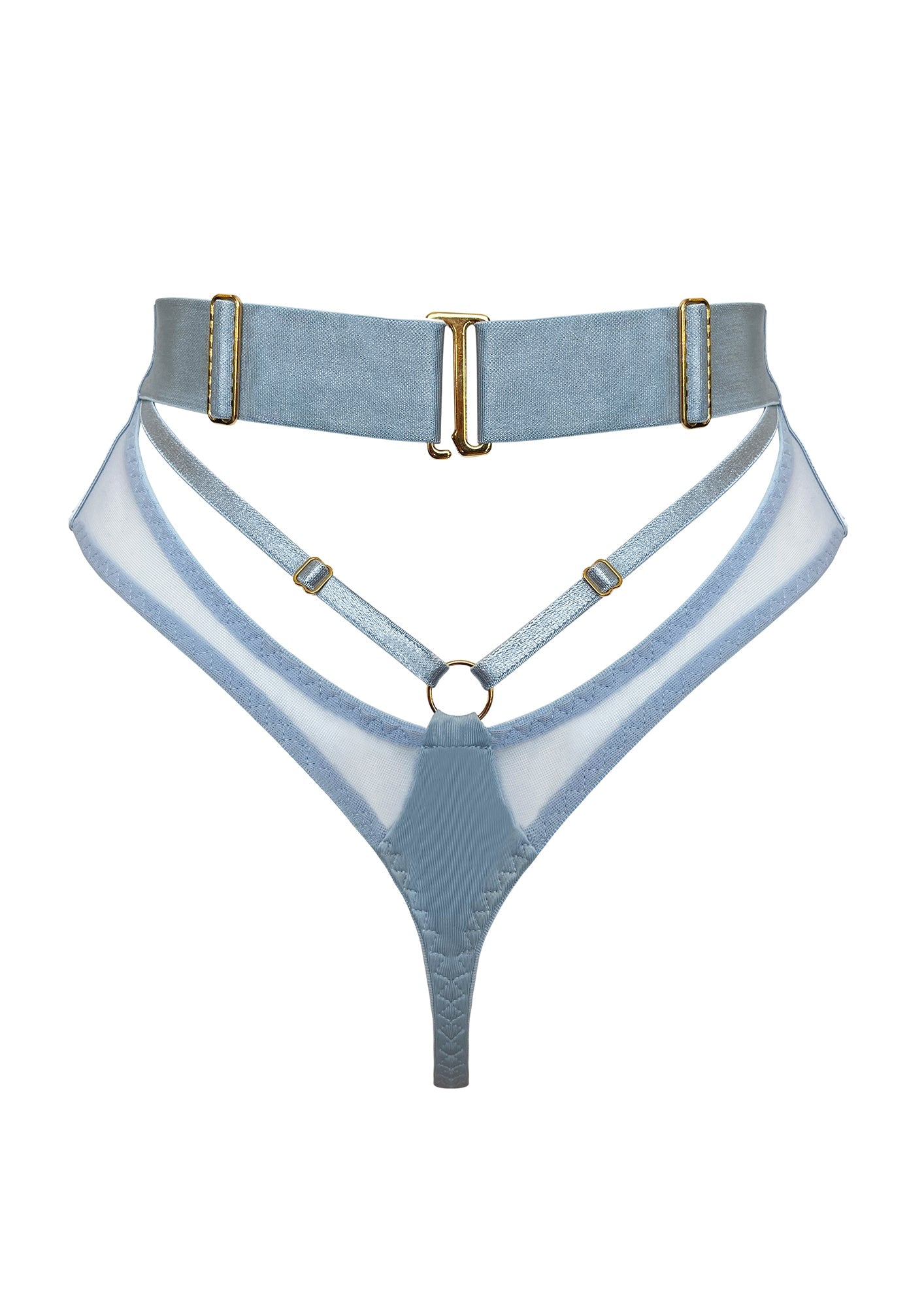 Vero High Waist Thong Sky Blue - Sky Blue - 4