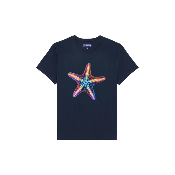 Men Organic Cotton T-shirt Disco Stars - 3