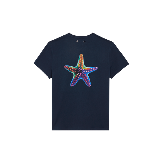 Men Organic Cotton T-shirt Disco Stars - 4
