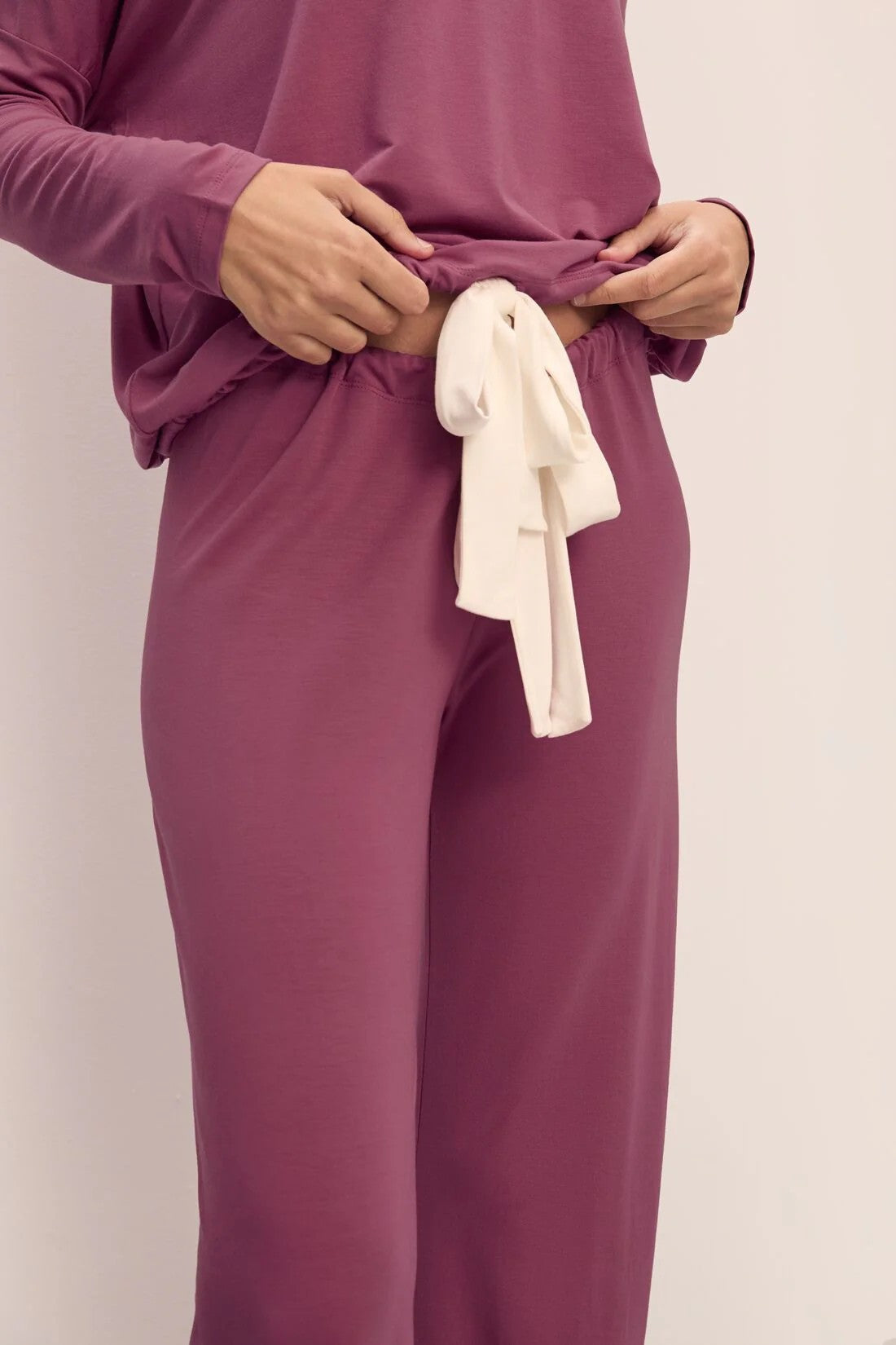 Gisele TENCEL™ Modal Slouchy PJ Set - Dark Rose - 3