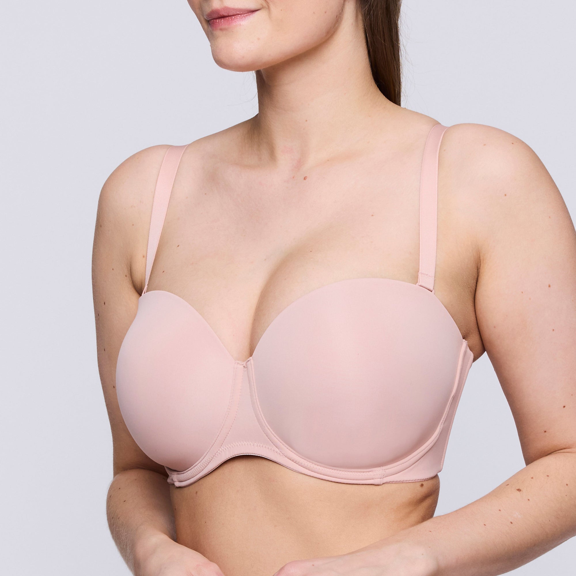 PrimaDonna Figuras Padded Bra Strapless - Powder Rose