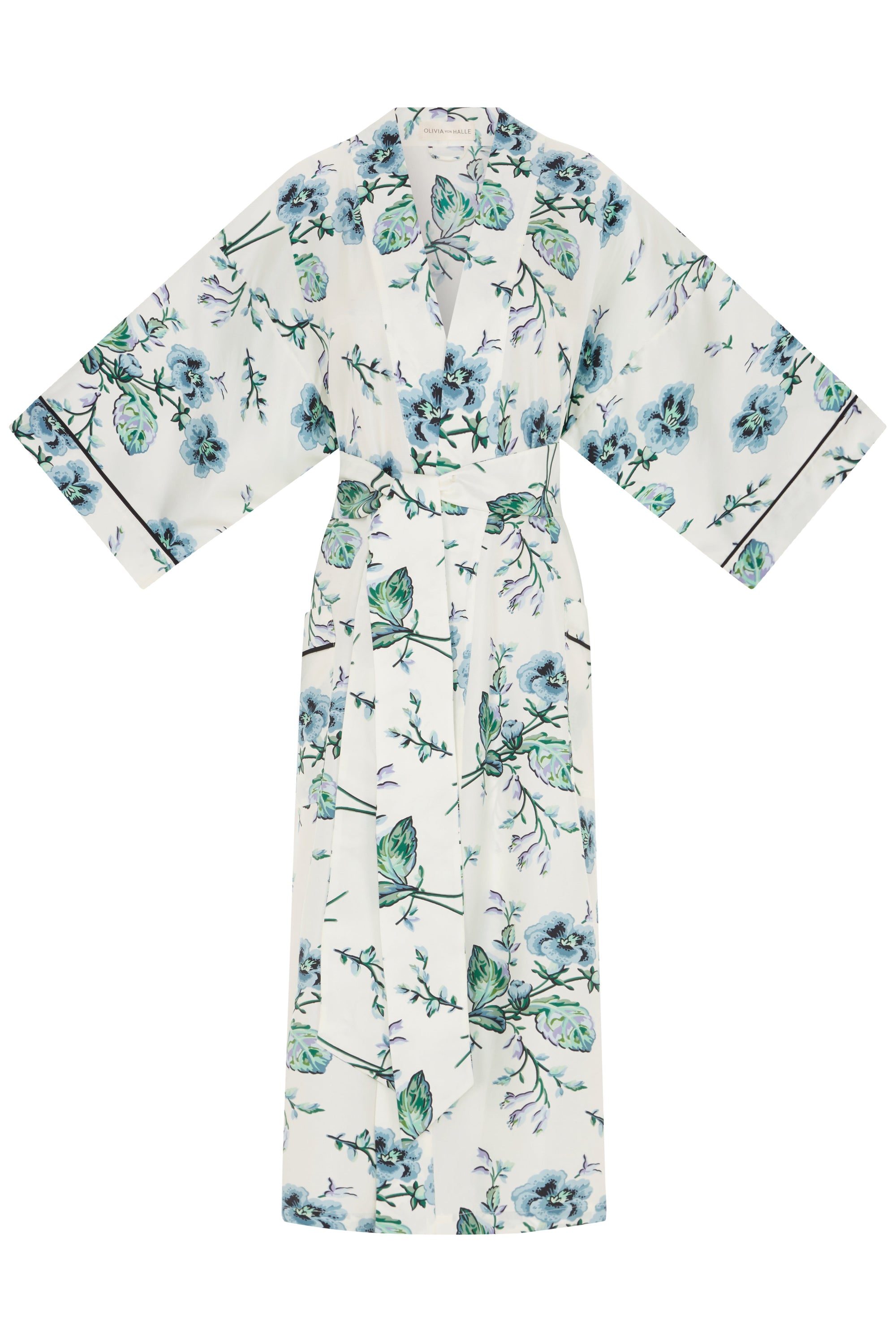 Sabine Caldwell Ladies Woven Long Robe - 5