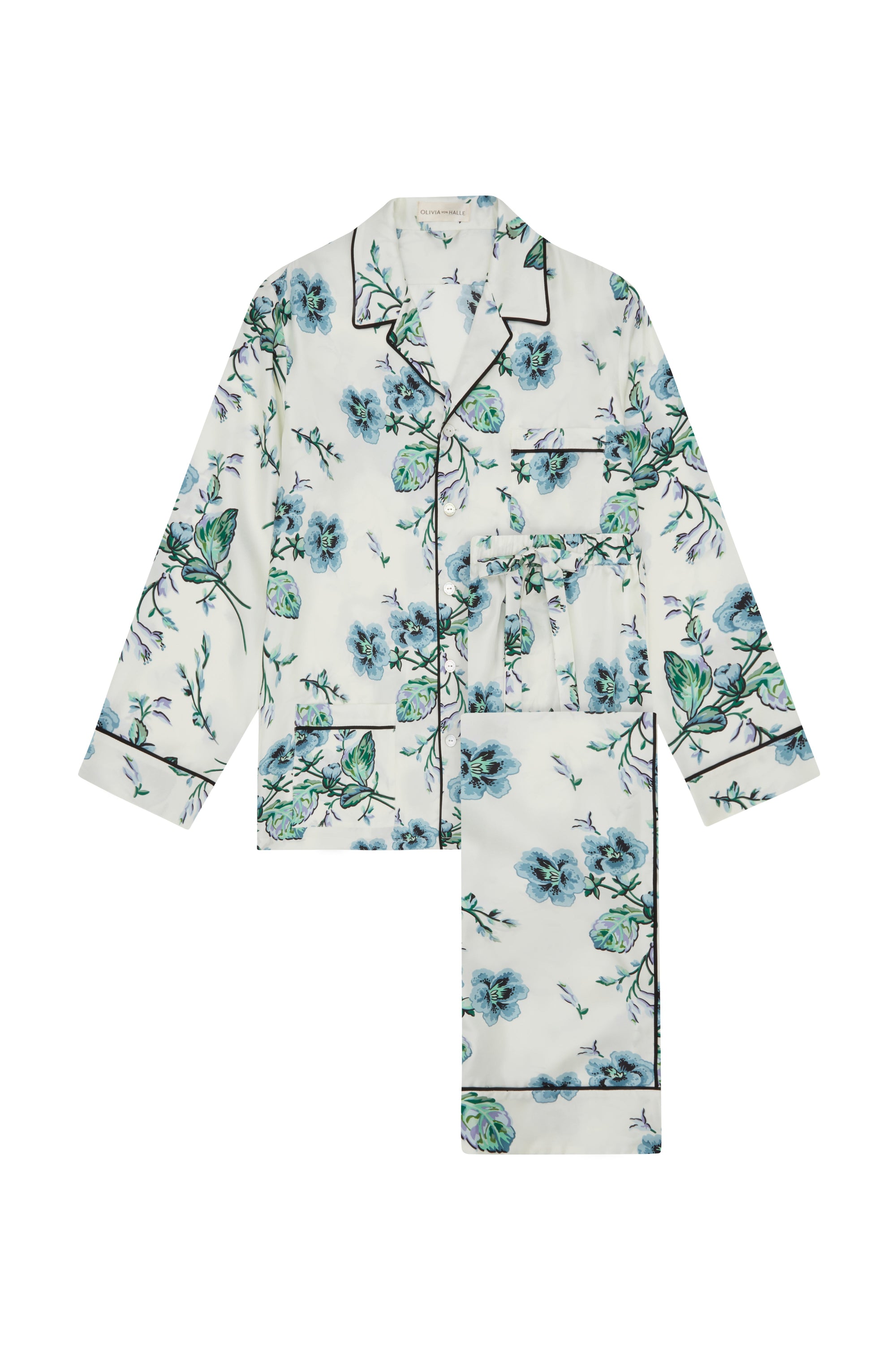 Yves Caldwell Ladies Woven Long Pyjama Set  - 6